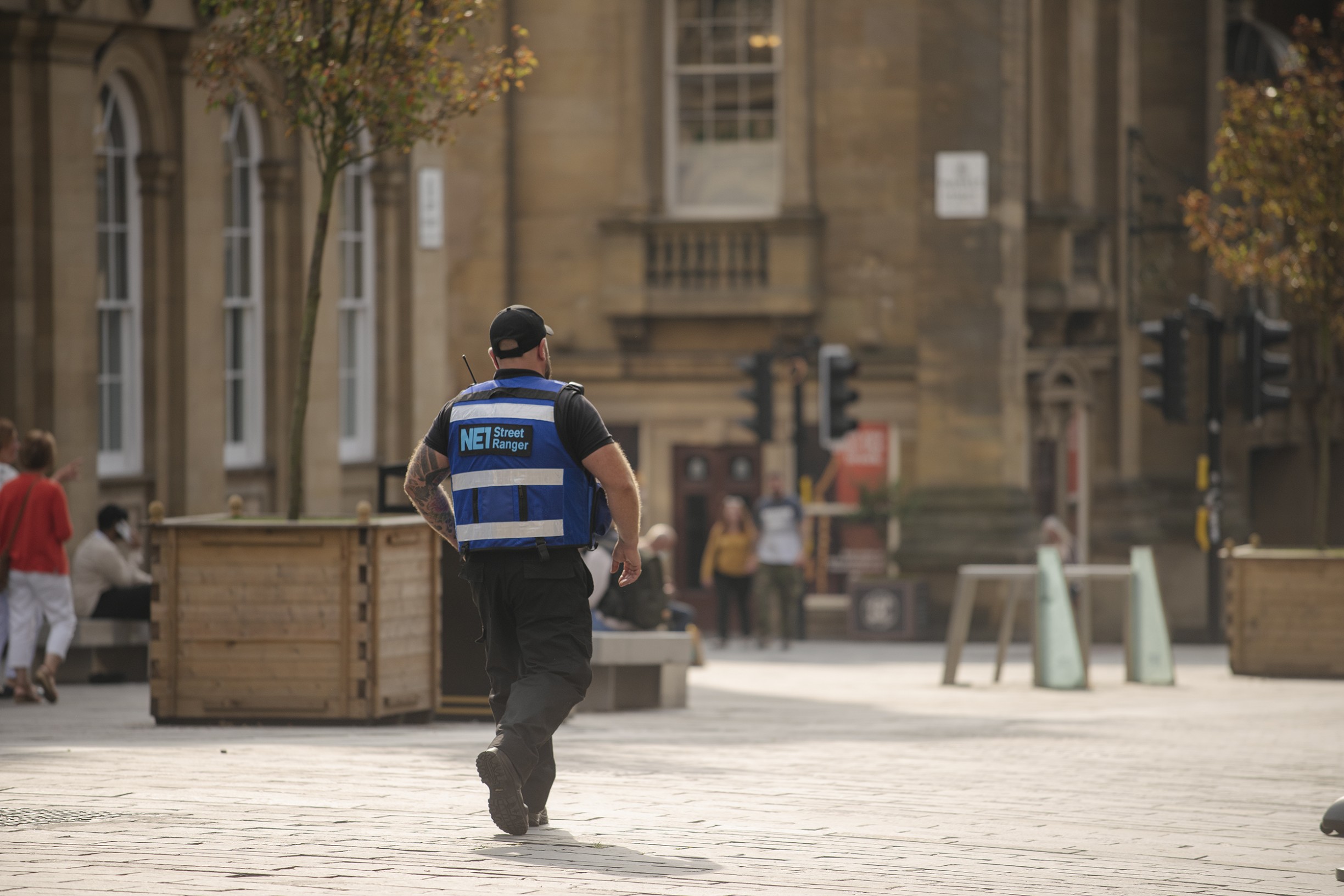 NE1 Street Ranger on Grey Street in Newcastle