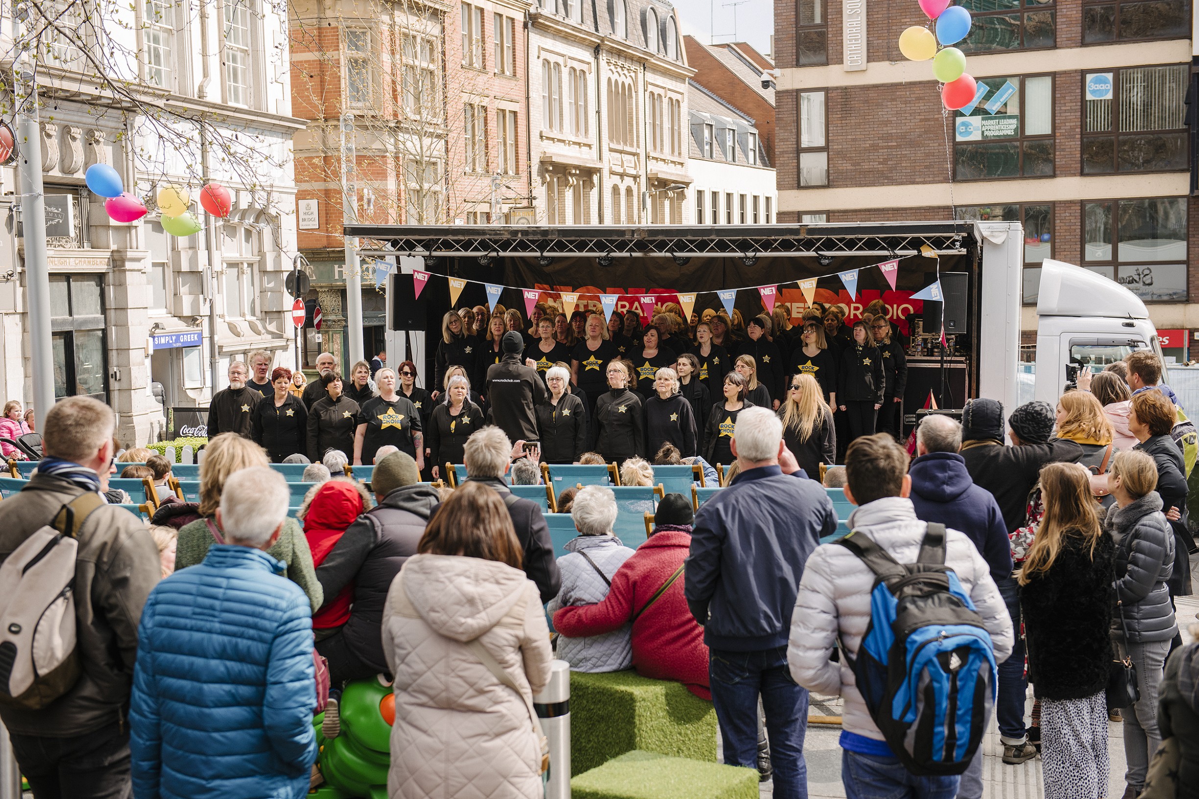 Bigg Market Bash stage