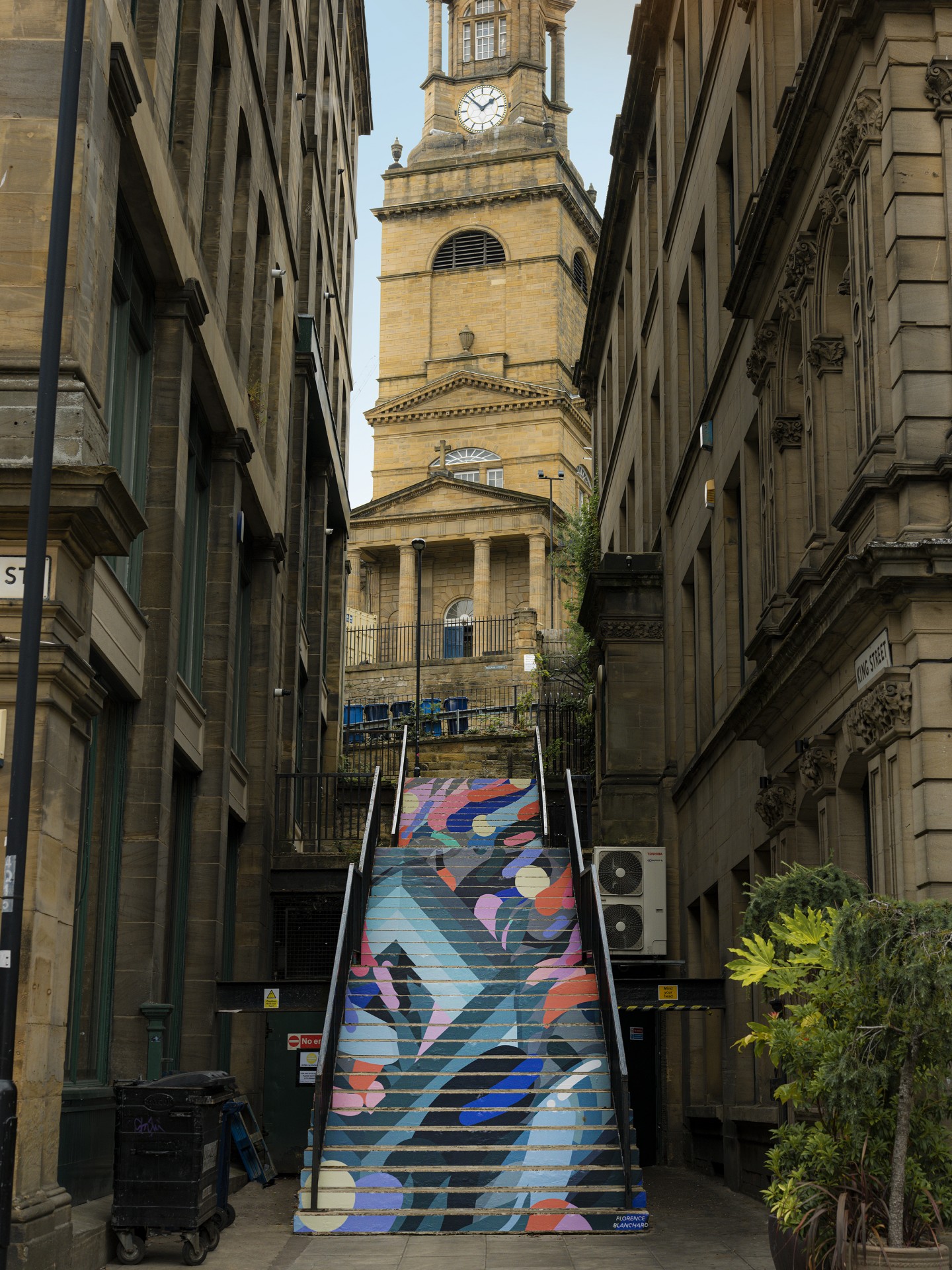 Artwork on King Street steps