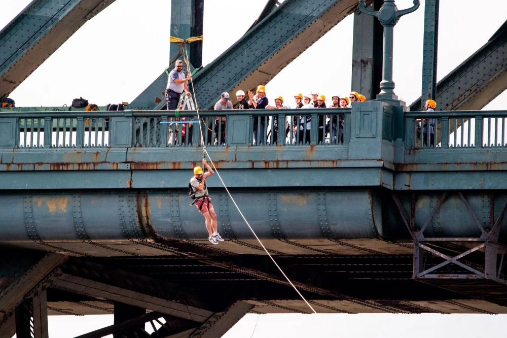 Tyne Bridge Zipline, Image by TyneSight Photograhic for NE1