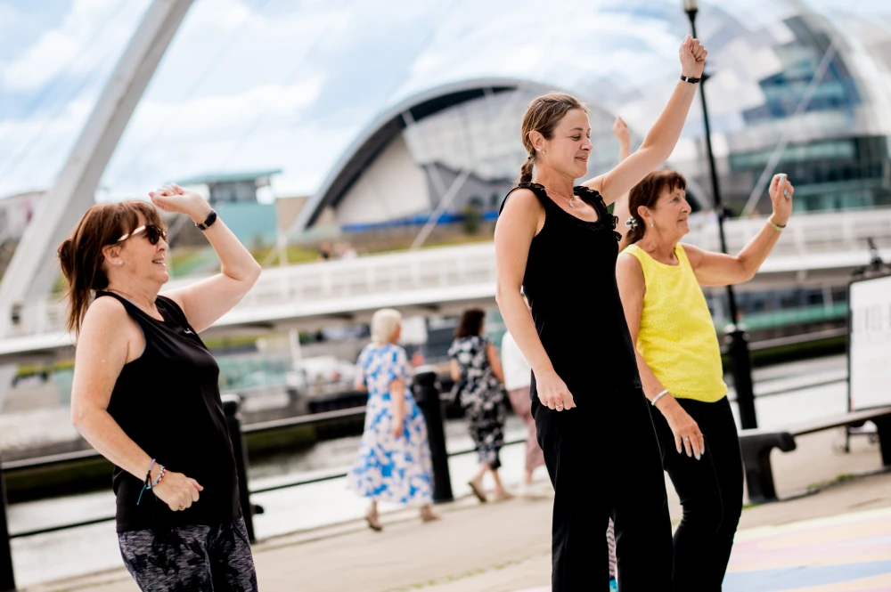 NE1's Summer in the City dance class, Image by TyneSight Photographic for NE1