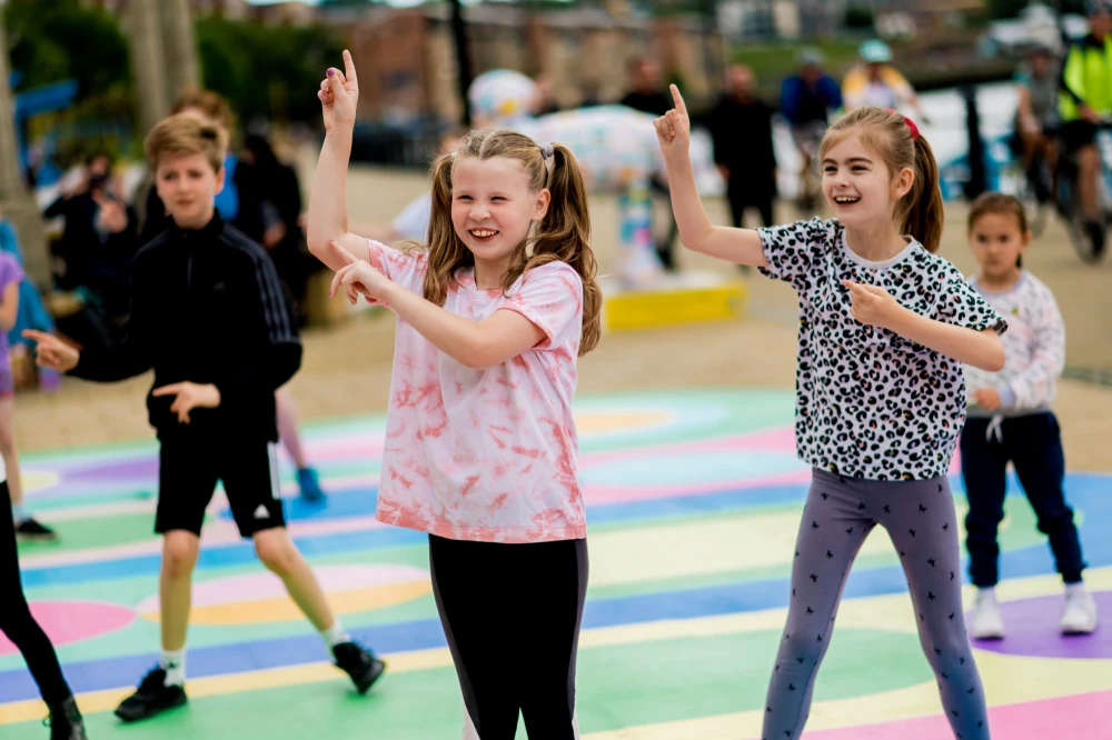 NE1's Summer in the City kids' dance class, Image by TyneSight Photographic for NE1