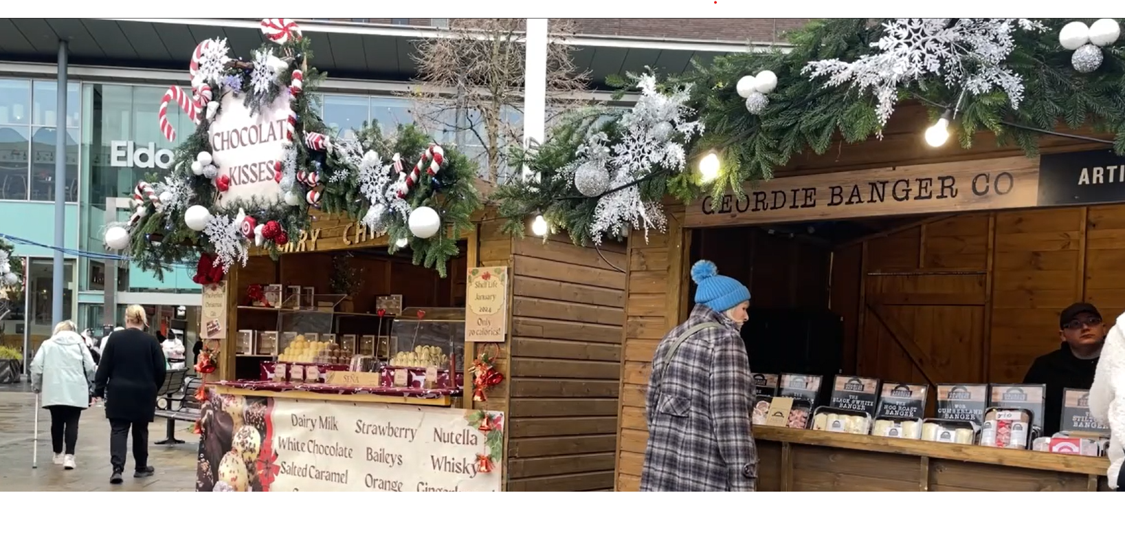 LocalTV | Dec 2023 | LocalTV covers Newcastle's Christmas Markets and NE1's 24 Doors of Christmas