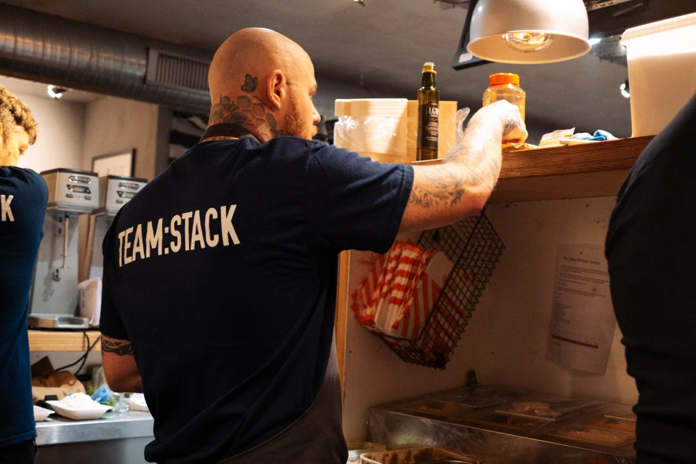 Kyle Greenwood at Meat Stack