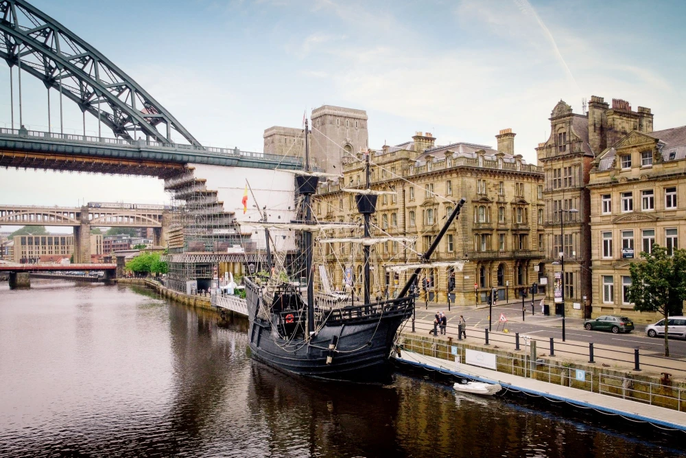 Chronicle Live | Jul 2025 | See on board in 15 pictures as Newcastle welcomes replica of first ship to sail around the world