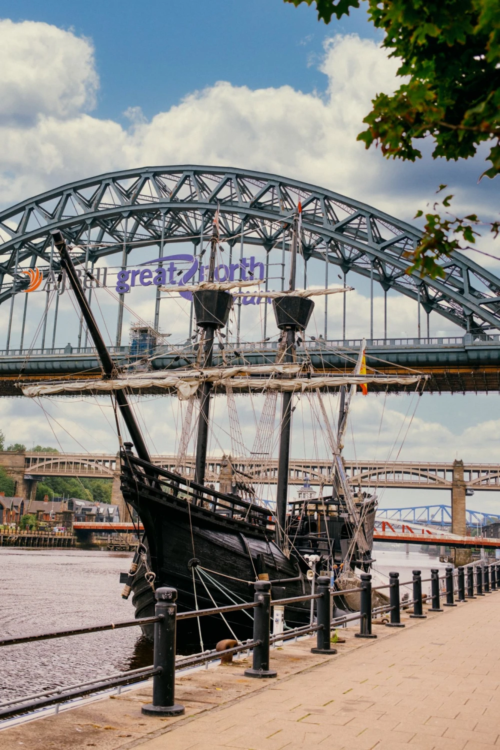 BBC Look North | Jul 2025 | BBC Look North speaks to NE1's Tariq Albassam about replica Spanish galleon Nao Victoria