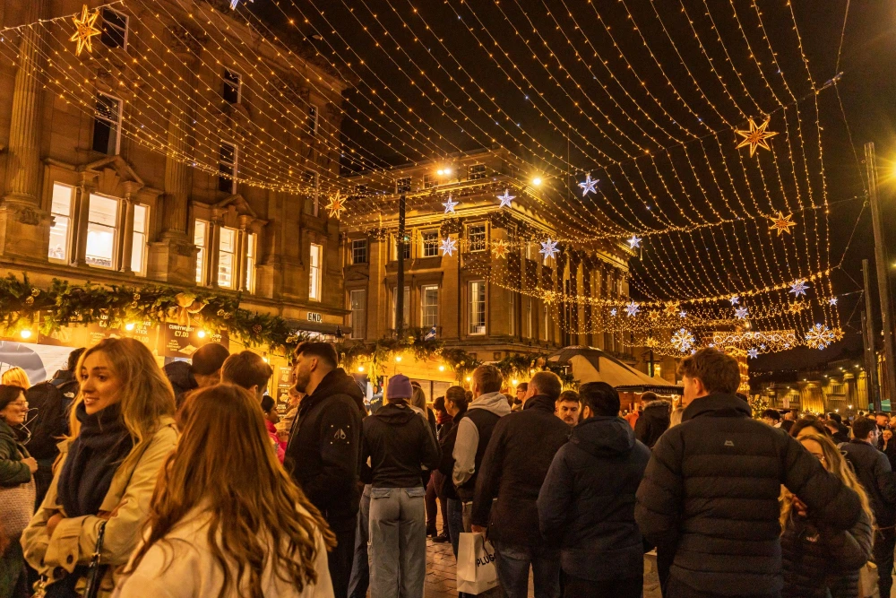 Chronicle Live | Nov 2025 | 21 pictures of Newcastle's magical Christmas Market sparkling after nightfall