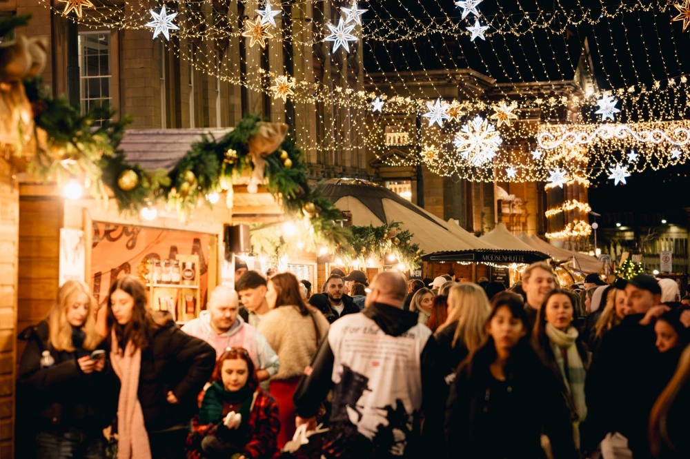 The Tab | Nov 2025 | Alison Hammond gets festive at Newcastle Christmas Market