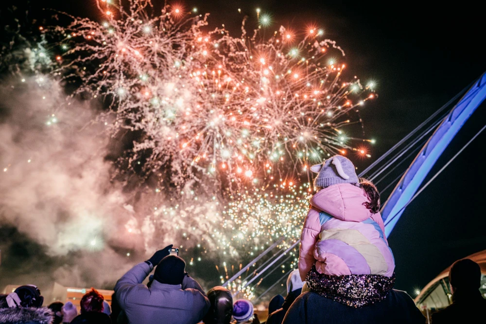 Chronicle Live | Dec 2025 | What time are Newcastle's New Year's Eve fireworks? Two displays confirmed for Wednesday