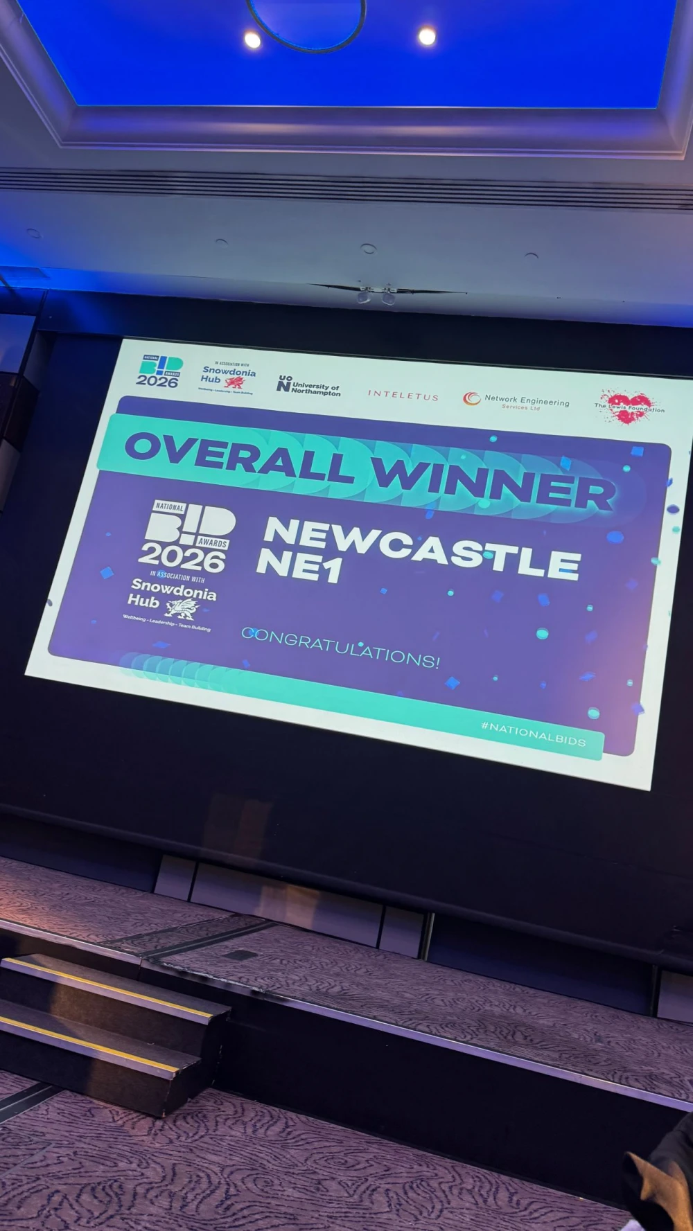 National BID Awards | Feb 2026 | Newcastle NE1 is announced Overall Winner at the 2026 National BID Awards
