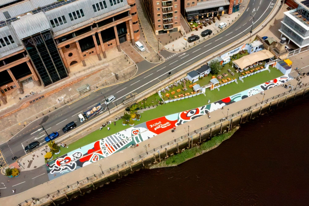 BBC | Jun 2026 | Mural marks Great North Run's 'biggest year'