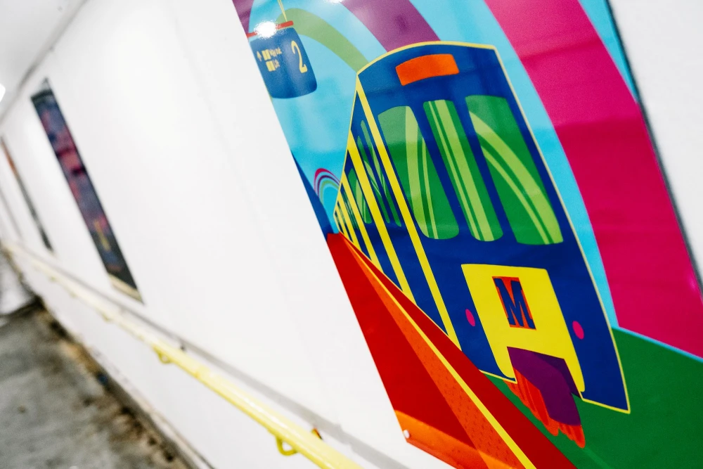 The Northern Echo | Sep 2026 | Newcastle subway transformed into gallery with Metro art